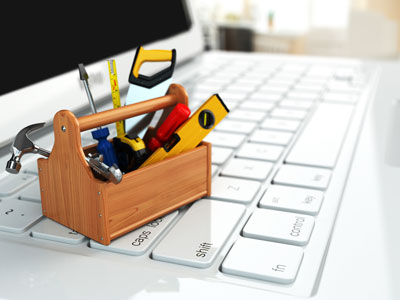 Umfangreiche Werkzeug-Sammlung immer mit an Bord